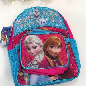 Frozen Girl Backpack with Lunch Set NWT